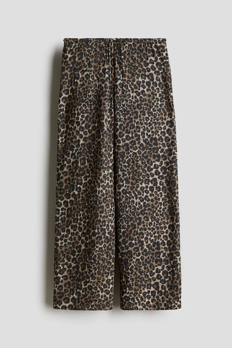 H&M Textured jersey trousers