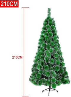 Artificial Christmas Tree 210cm PVC Realistic Fir Fire Retardant Easy to Assemble with Snowflake Effect - pzsku/Z5D338FB80A0B7EB45FCCZ/45/_/1731956835/feba1c81-ecab-4eed-81a7-40b9a53359af