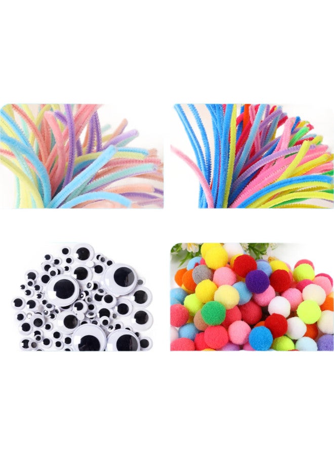 Letrel Lezhe Children'S Toy, Wool Yarn Twist Stick, Dense Bouquet, Handmade Diy Material Kit, Plush Ball, Christmas Gift - Image 2