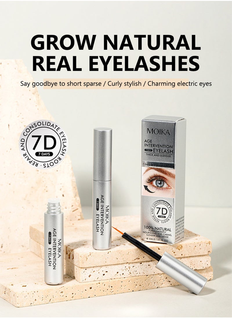 MOIKA - Advanced Eyelash Growth Serum for Lashes & Brows: Premium Lash Enhancer for Natural Thicker and Longer Lashes – Booster for Enhanced Eyelash Thickness 3ml - Image 1
