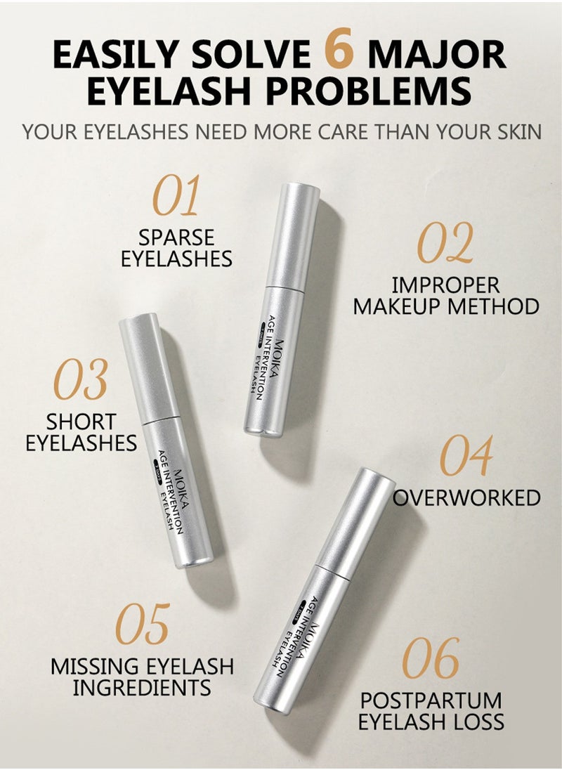 MOIKA - Advanced Eyelash Growth Serum for Lashes & Brows: Premium Lash Enhancer for Natural Thicker and Longer Lashes – Booster for Enhanced Eyelash Thickness 3ml - Image 1