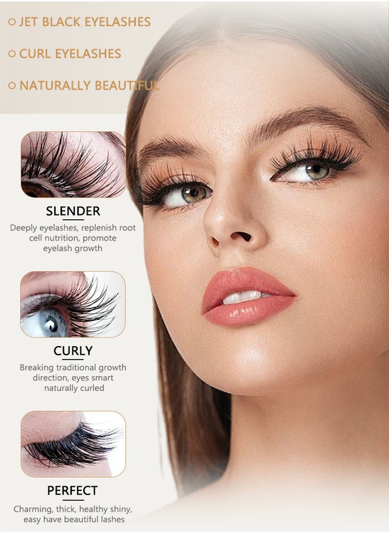 MOIKA - Advanced Eyelash Growth Serum for Lashes & Brows: Premium Lash Enhancer for Natural Thicker and Longer Lashes – Booster for Enhanced Eyelash Thickness 3ml - Image 1