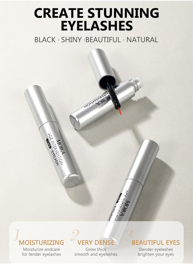 MOIKA - Advanced Eyelash Growth Serum for Lashes & Brows: Premium Lash Enhancer for Natural Thicker and Longer Lashes – Booster for Enhanced Eyelash Thickness 3ml - Image 1