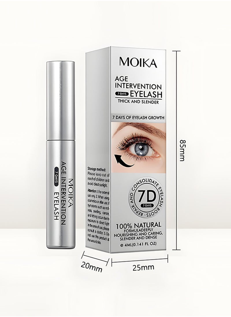 MOIKA - Advanced Eyelash Growth Serum for Lashes & Brows: Premium Lash Enhancer for Natural Thicker and Longer Lashes – Booster for Enhanced Eyelash Thickness 3ml - Image 1