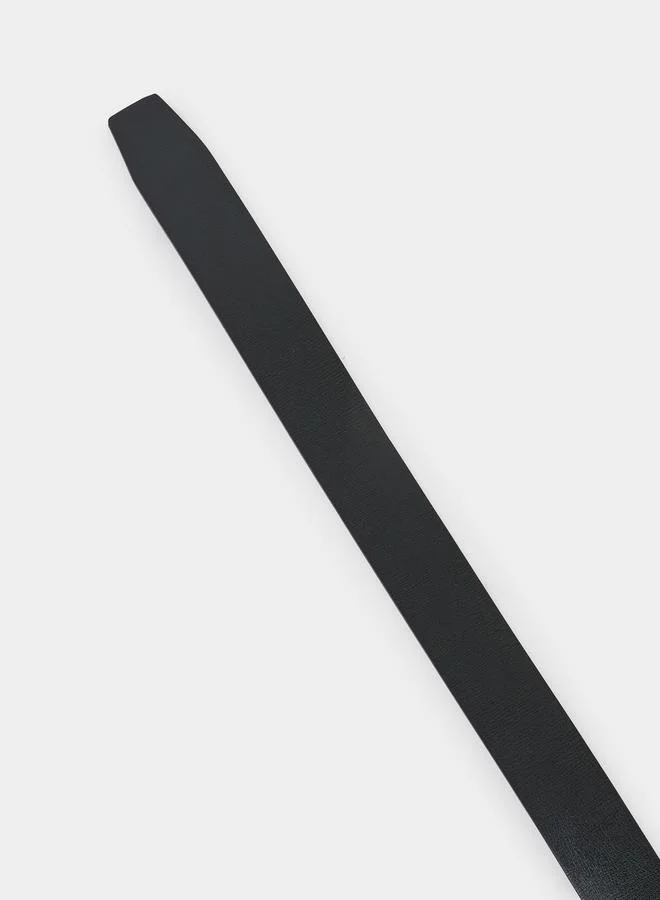 Styli  Men Black Metal Buckle Belt for Men | Best Price UAE