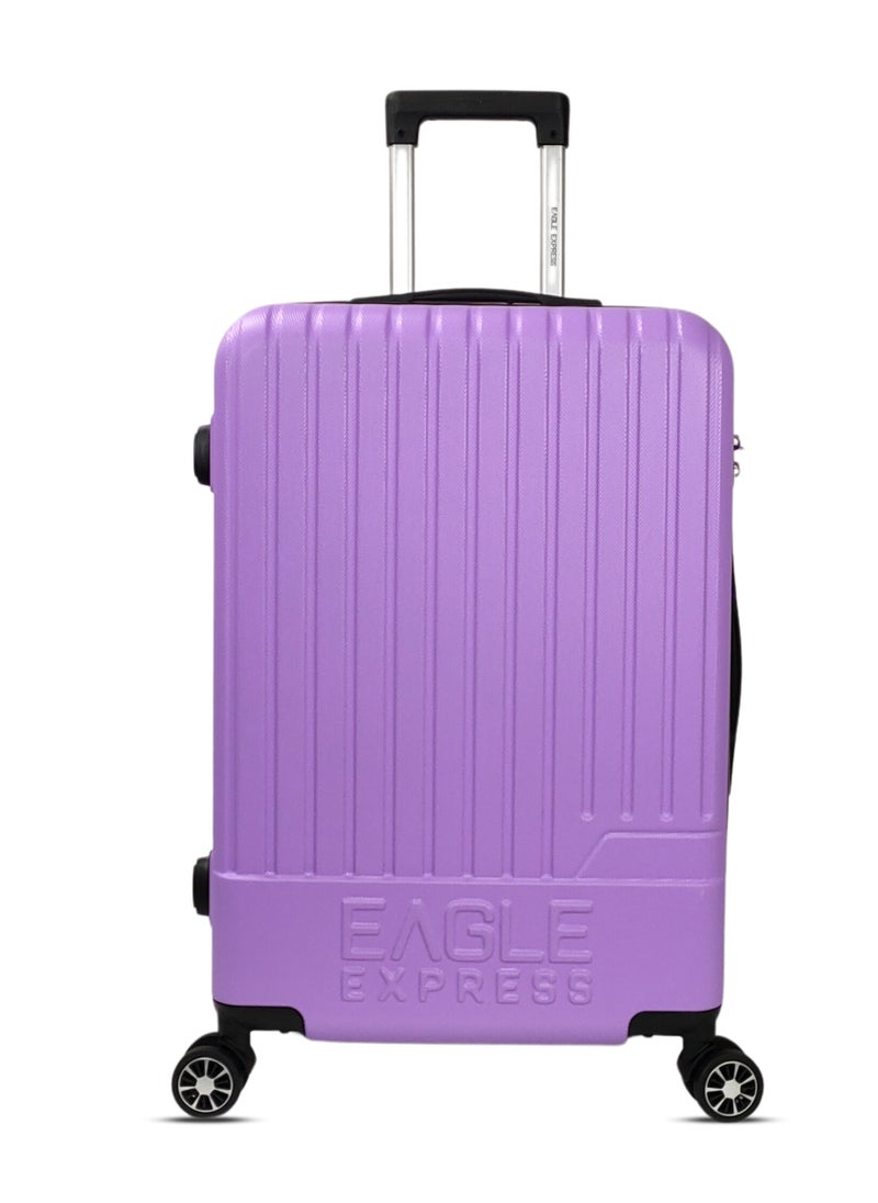 Eagle Express FUSION ABS HARD TROLLEY 20,24,28 inch 3 Piece Set ORCHID  - Image 2