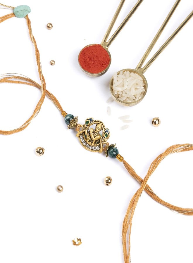 DORE® Kishan Kanhaiya Rakhi Set For Brother - Image 1