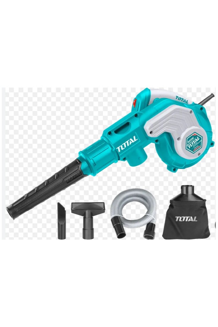 TOTAL 800W blower, including vacuum cleaner tools