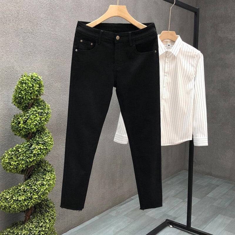 Unisex Classic Denim Jeans Loose Fit Daily Outdoor Wear - Image 1