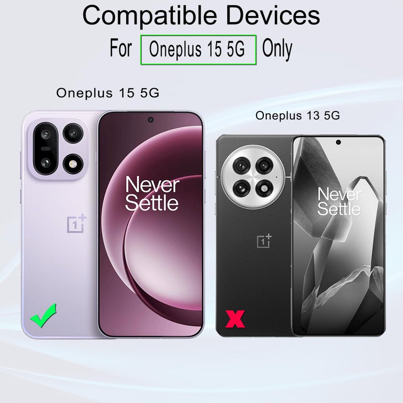 Ibywind for OnePlus 15 5G Screen Protector,2 Pack,9H Hardness Tempered Glass and Camera Lens Protector,with Alignment Frame,Full Coverage,Bubble Free,Fingerprint Unlock,Scratch Resistant - Image 2