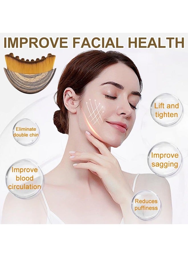 Rocket Flyer New Lymphatic Contour Face Brush, Dry Brushing Face Brush, Lymphatic Drainage Massager for Face, Chin & Jawline Sculpting, Ergonomically Designed to Fit The Skin Precisely and Relieve Fatigue (1PCS) - Image 5