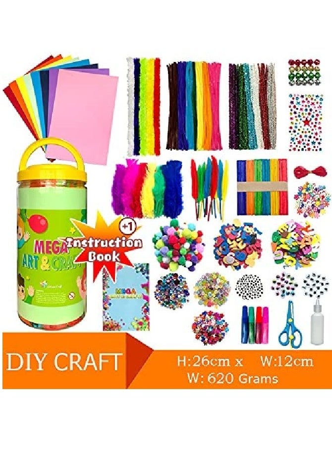 Cutie Cute Arts and Crafts Supplies Set For Kids Crafting School Kindergarten Homeschool Supplies Arts Set Christmas Crafts for Kids  - Image 2