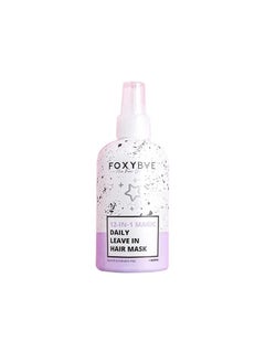 FoxyBae 12-in-1 Magic Hair Mask - Daily Leave-In Hair Mask Spray - for Dry Damaged Hair & Growth - Hydrating Deep Conditioner w/Argan Oil, Shea Moisture, & Biotin - Hair Care for Women & Men (8 oz)  - Image 1