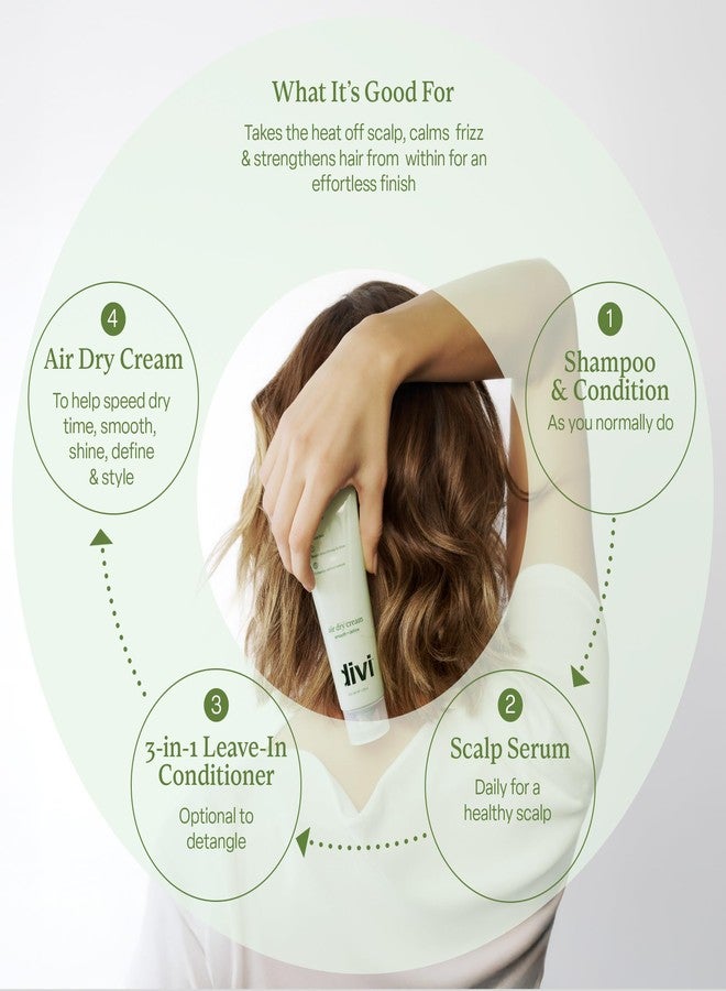 Divi Air Dry Styling Cream - Fights Frizz for 24 hrs, for Natural Hair Texture, Smooths & Defines Curls - 4 Oz - Image 5