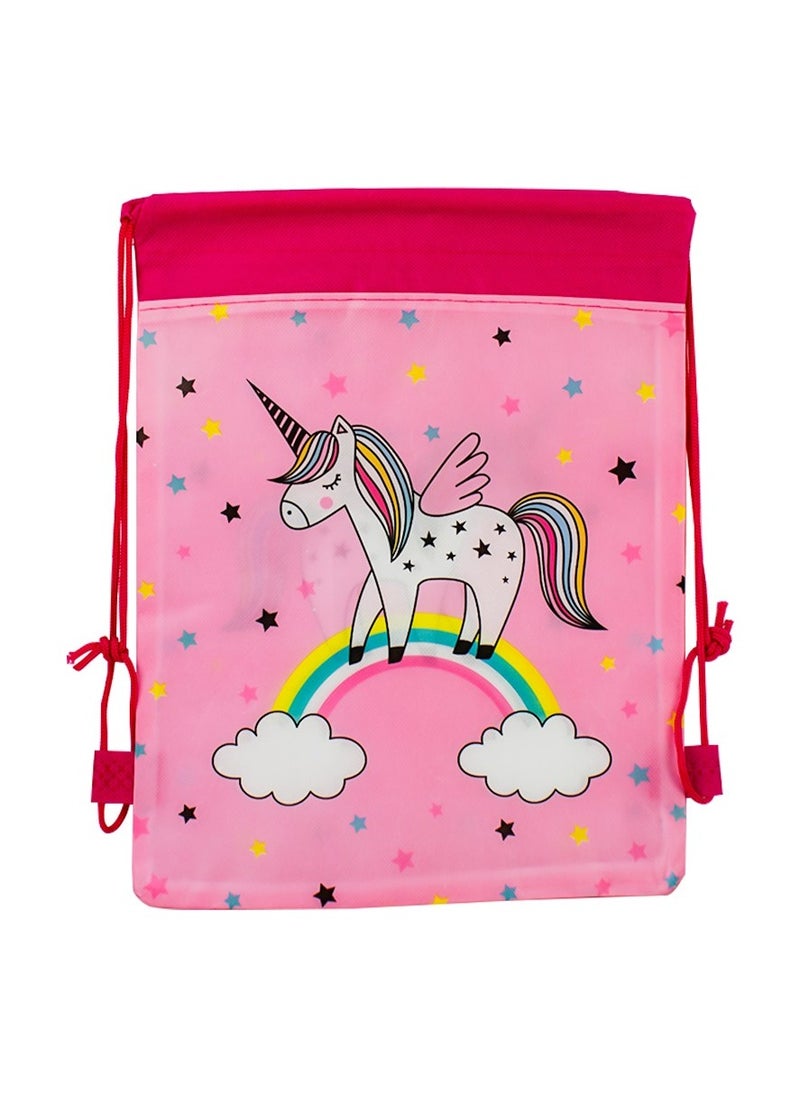 UKR - UKR Unicorn Drawstring Backpack – Pack of 20 Kids Backpacks | Perfect for Travel, Sports, Gym, Beach, and Swim | Durable & Lightweight - Image 1