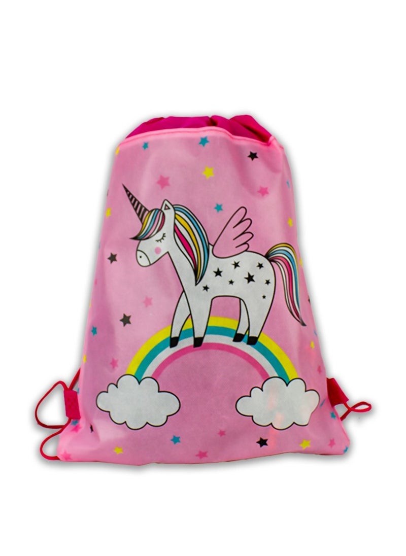 UKR - UKR Unicorn Drawstring Backpack – Pack of 20 Kids Backpacks | Perfect for Travel, Sports, Gym, Beach, and Swim | Durable & Lightweight - Image 1