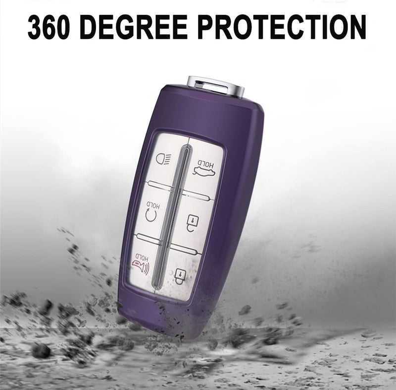 Muxkenper TPU Key Fob Cover for Hyundai Genesis G80/GV80 - Image 3