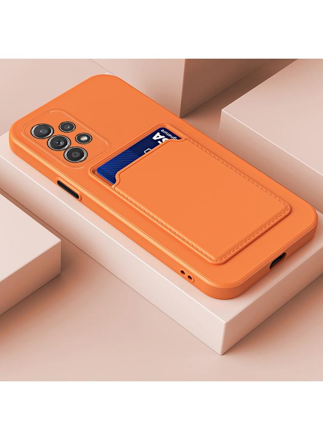 اس-توب جراب لهاتف Samsung Galaxy A23 4G / 5G مصنوع من جلد البولي يوريثان الحراري بلون متباين وأزرار - Image 1