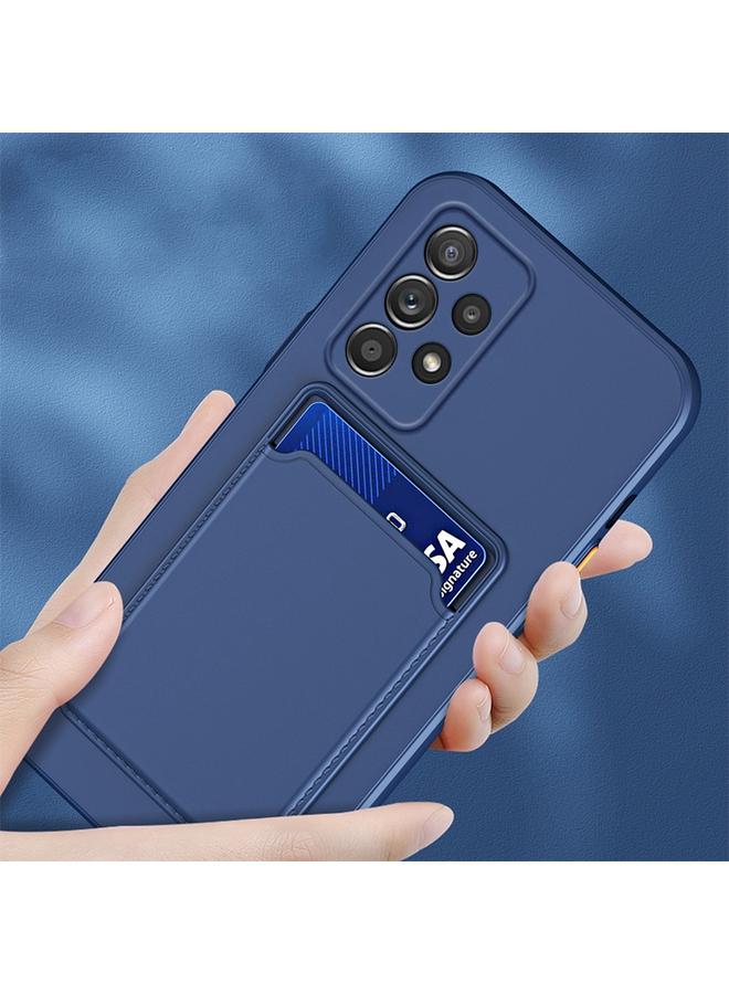 اس-توب جراب لهاتف Samsung Galaxy A23 4G / 5G مصنوع من جلد البولي يوريثان الحراري بلون متباين وأزرار - Image 3