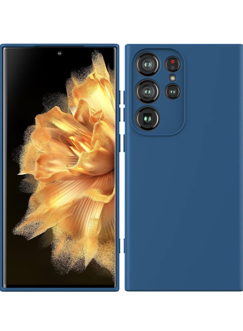 ELTRAZONE Samsung Galaxy S24 Ultra Soft Silicone Gelly Rubber Case – Shockproof Matte Finish with Camera Protection in Blue - Image 4