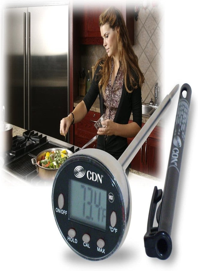 CDN Waterproof Digital Thermometer Long 4.75" Stem, NSF Certified, Ideal for for Bread Baking, Cooking, Brewing - DTQ450X - Image 5