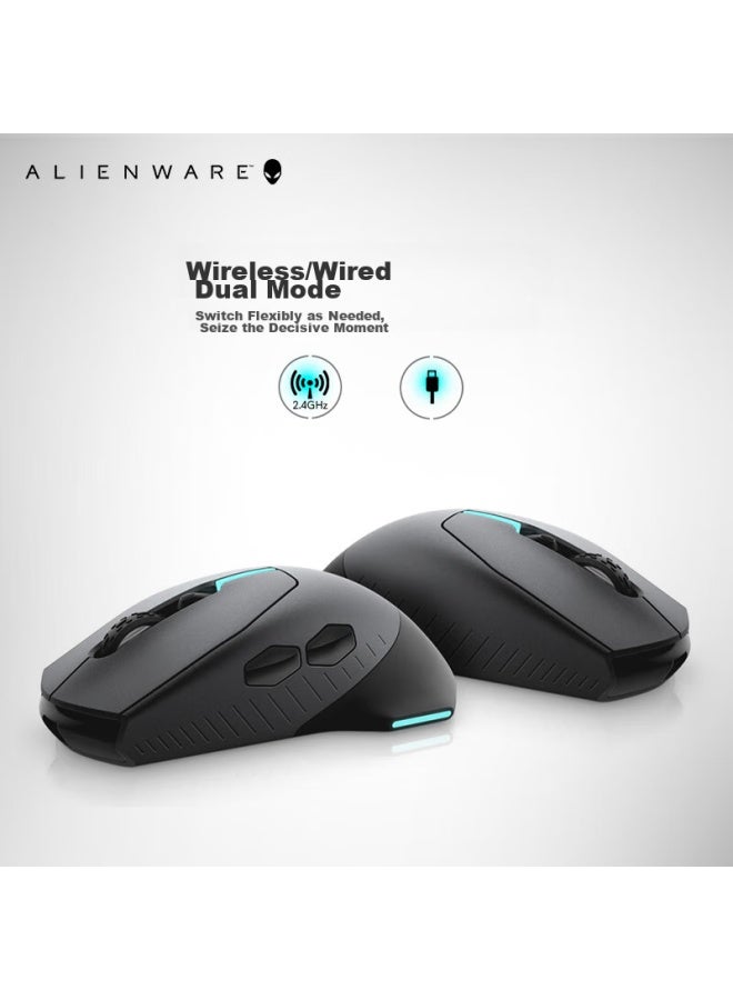 Alienware Aw610m Black Myth： Wukong Wireless Gaming Mouse, Dual-mode Rechargeable Esports Mouse, Ergonomic Mechanical Macro Infinite Rgb High-end Peripheral For Home Use - Image 3