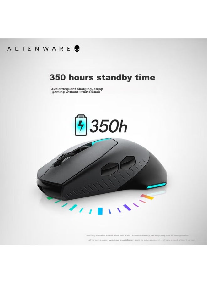 Alienware Aw610m Black Myth： Wukong Wireless Gaming Mouse, Dual-mode Rechargeable Esports Mouse, Ergonomic Mechanical Macro Infinite Rgb High-end Peripheral For Home Use - Image 4