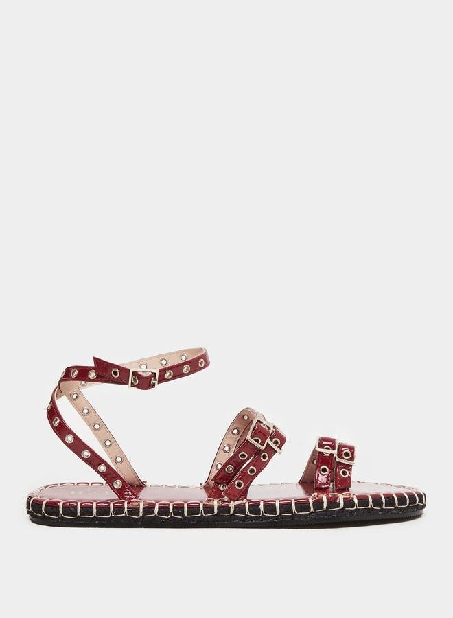 ريد حذاء إسبادريل بتفاصيل سيور - Image 1