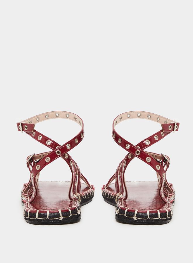 ريد حذاء إسبادريل بتفاصيل سيور - Image 5