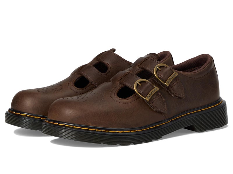 Dr. Martens, Unisex Kid's, 8065 Y (Big Kid), Dark Brown, Medium - Image 1