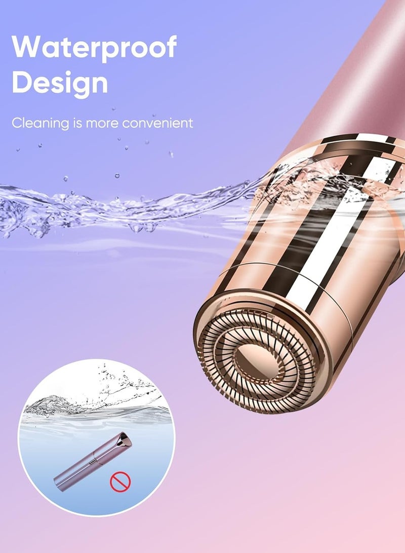 Facial Hair Removal for Women, Painless Lady Face Electric Razor for Lip, Chin, Arms With USB Charging and 1 Replacement Head - Image 3