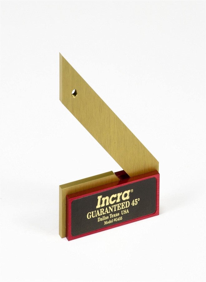 Incra إنكرا G455، ٥ بوصات، زاوية ٤٥ درجة مضمونة - تخطيط دقيق وتحديد موضع الأدوات - Image 1