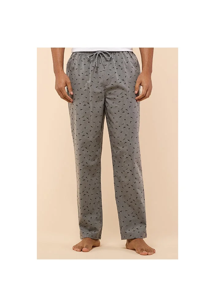 Printed Lounge Pants with Drawstring Waist