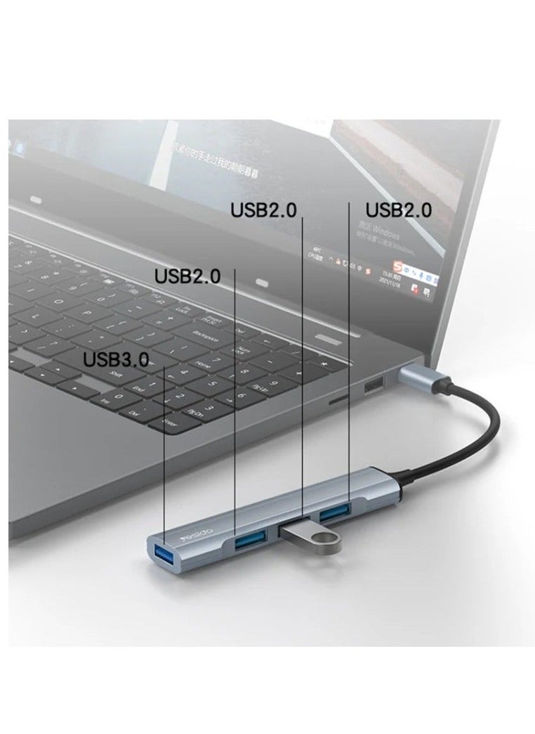 Yesido - Yesido HB17 4 in 1 USB-C / Type-C Multifunctional Docking Station HUB Adapter - Image 1