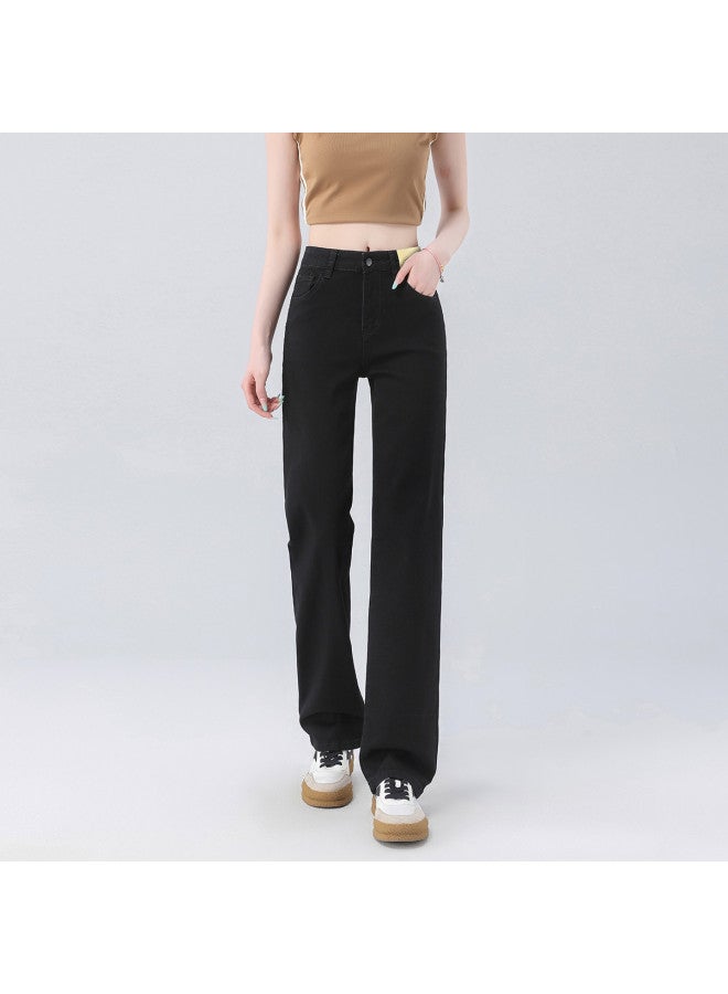 EPTISON Simple And Comfortable Straight Leg Pants For Women, 2025 Autumn Fashion Slim Fit Jeans For Women, Versatile Slimming Trousers - Image 2