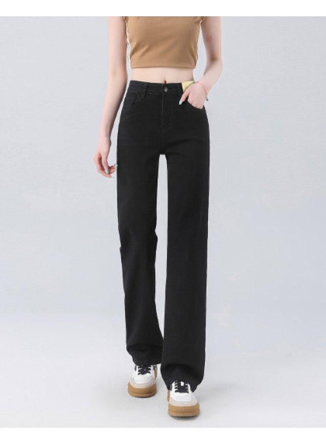 EPTISON Simple And Comfortable Straight Leg Pants For Women, 2025 Autumn Fashion Slim Fit Jeans For Women, Versatile Slimming Trousers - Image 1