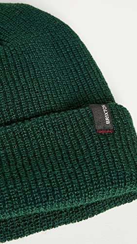 Brixton mens Heist Beanie Hat Skull Cap, Hunter Green, One Size US - Image 4