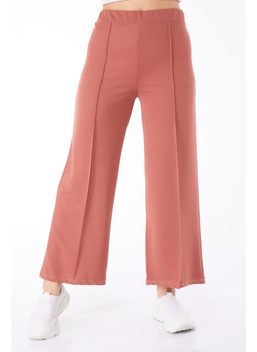 Tofisa Plain Mid Women Pink Trousers - 23868