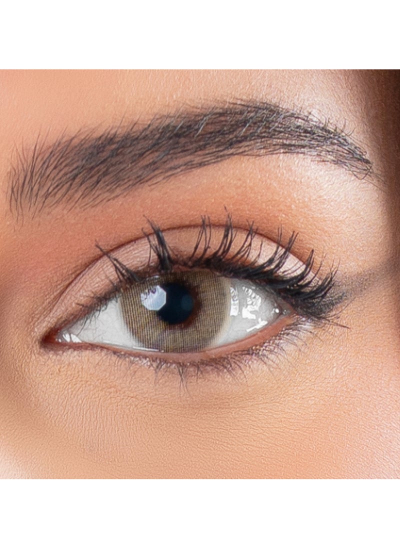 FreshEyes Daily Color Contact Lenses for Girls and Women Natural and Calm Colors Eye Expansion Diameter 14.2 Lime  - Image 1
