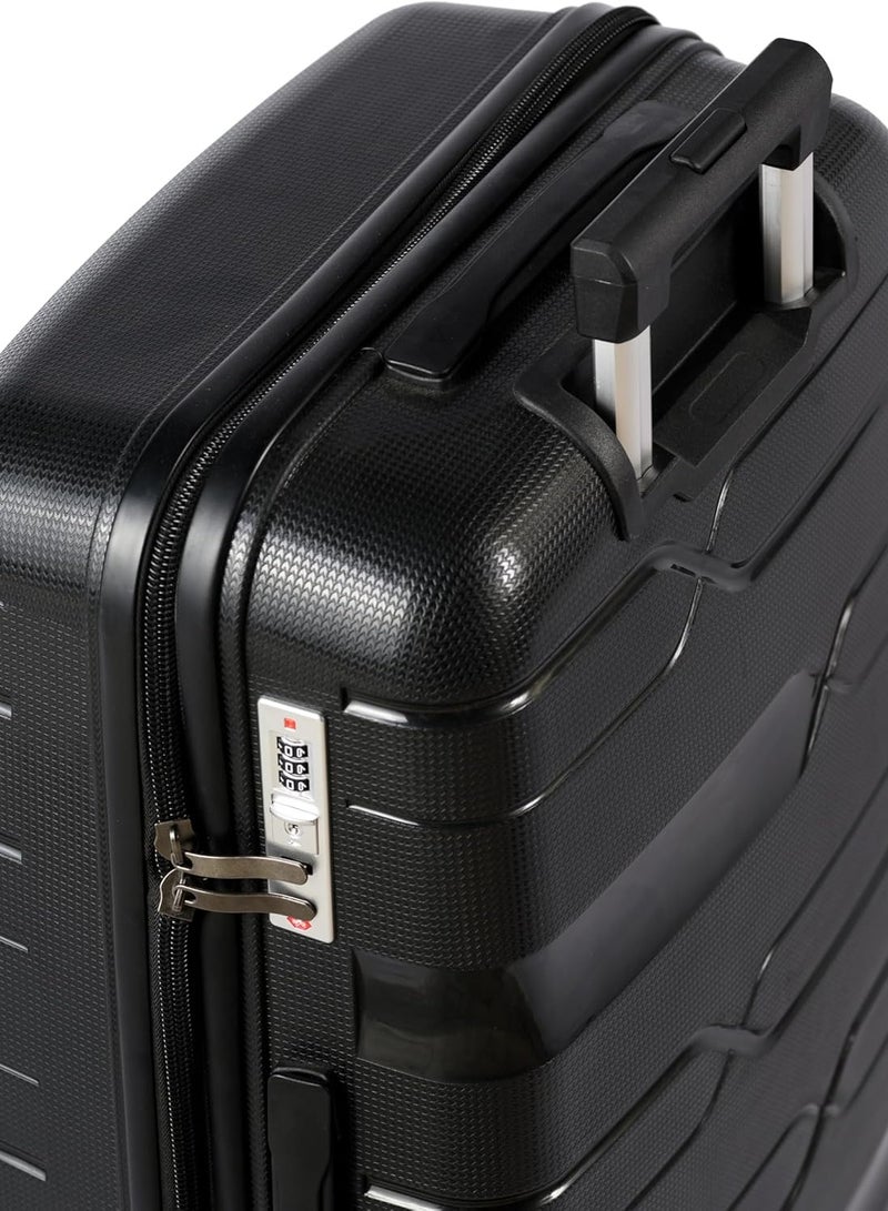 Milano Anti-Break Luggage Set 5 Pieces (12",14",20",24",28") (Black) - Image 4