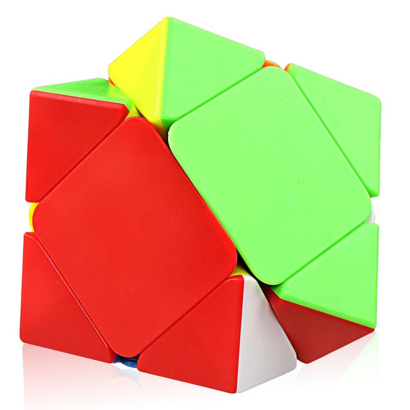 D-FantiX QYTOYS Qicheng Skewb Cube Skewb Speed Cube Stickerless Skewb Magic Cube Puzzle Toys for Kids Adult(QiCheng Version) - Image 3