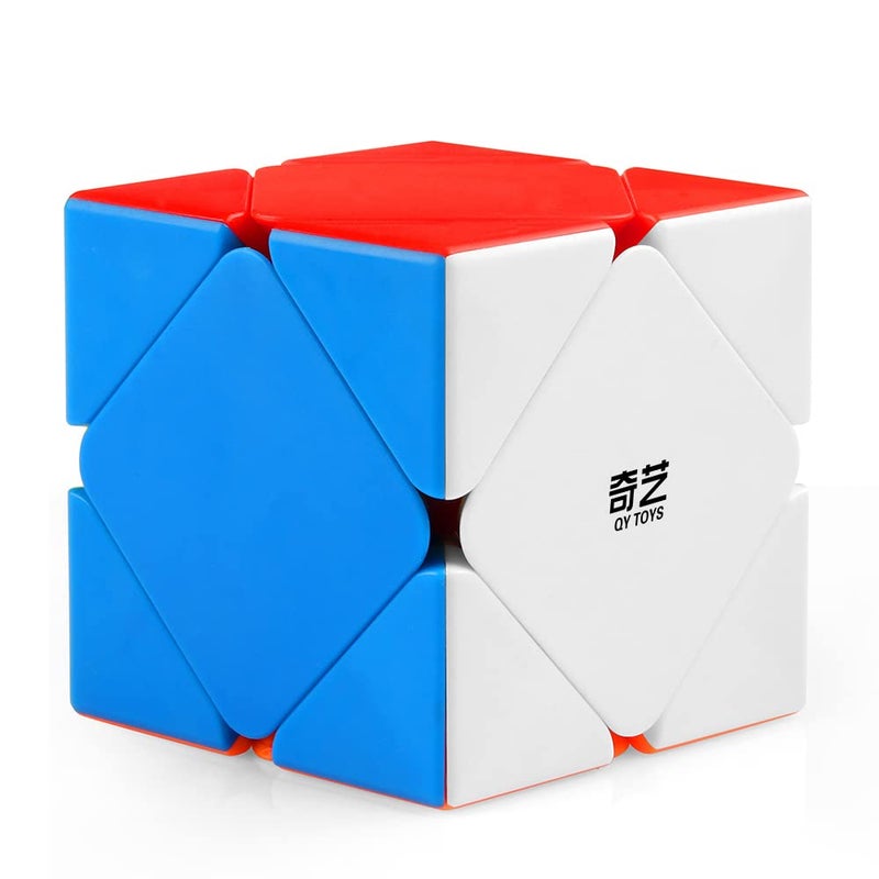 D-FantiX QYTOYS Qicheng Skewb Cube Skewb Speed Cube Stickerless Skewb Magic Cube Puzzle Toys for Kids Adult(QiCheng Version) - Image 1