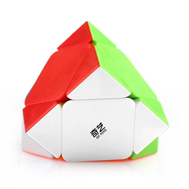 D-FantiX QYTOYS Qicheng Skewb Cube Skewb Speed Cube Stickerless Skewb Magic Cube Puzzle Toys for Kids Adult(QiCheng Version) - Image 4