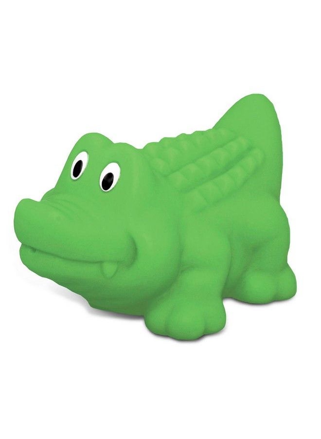 Puzzled Dollibu Alligator Bath Buddy Squirter Floating Green Alligator Rubber Bath Toy Fun Water Squirting Bathtime Play For Toddlers Cute And Soft Tropical Animal Toy  - Image 2