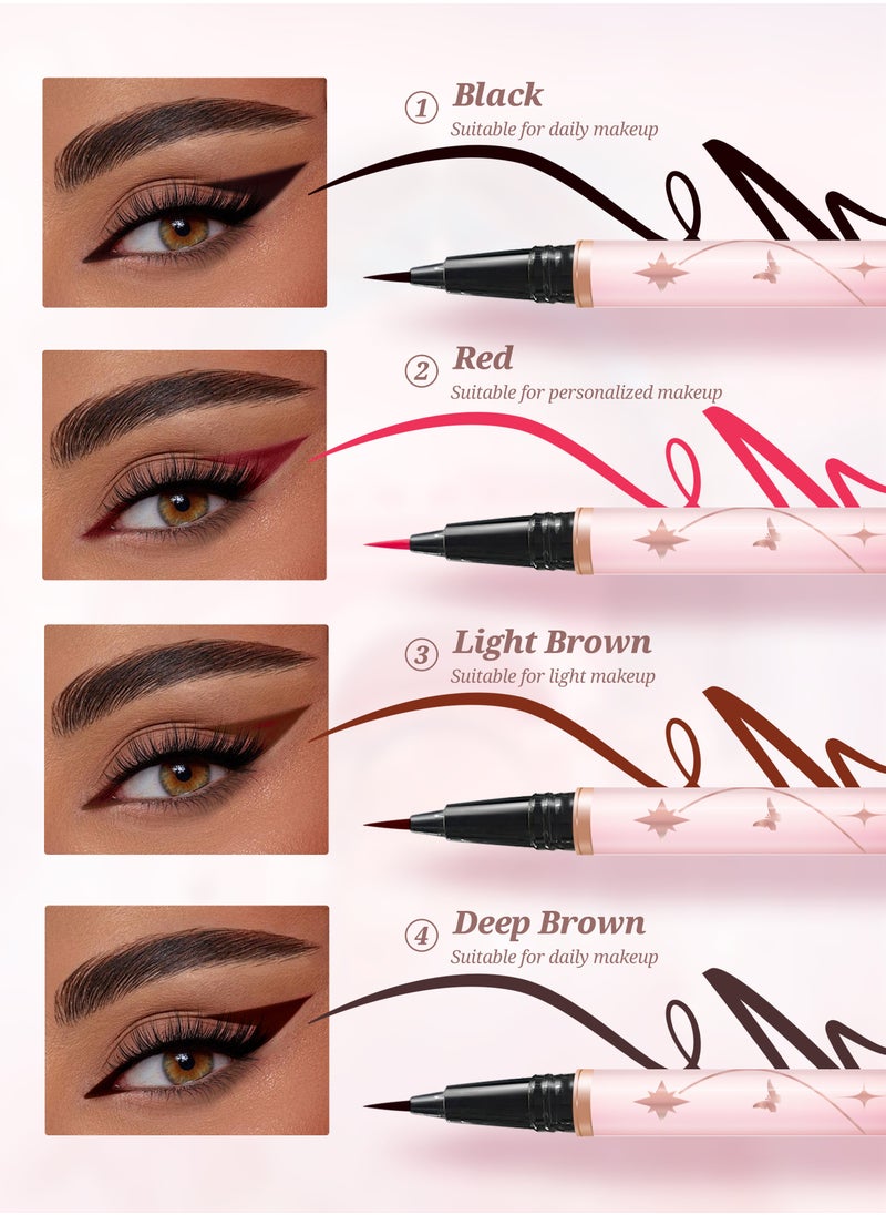 Fancy - Fancy Dream Star Liquid Eyeliner Waterproof Quick-Drying Formula Defines Clearly Smooth and Even Flow No Smudging (03 Light Brown) - Image 1