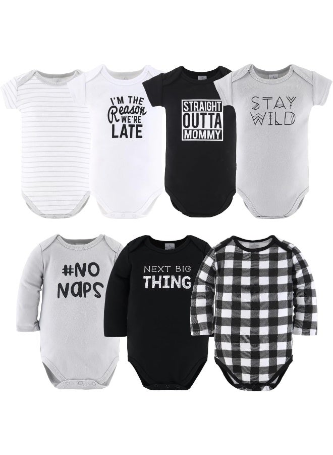The Peanut Shell The Peanutshell Newborn Layette Gift Set for Baby Boys or Girls | 23 Piece Newborn Clothes & Accessories Set | Fits Newborns to 3 Months | Black Plaid  - Image 3