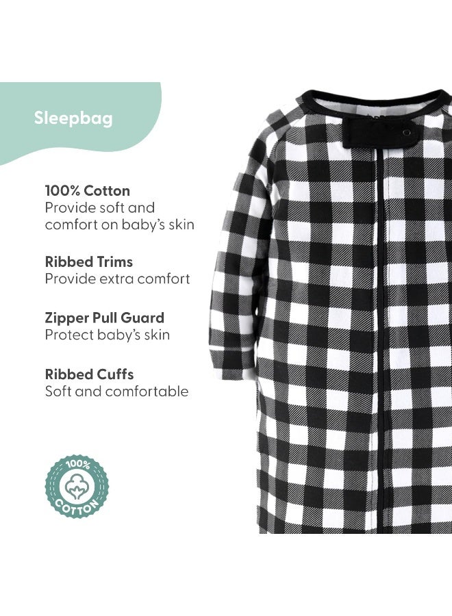 The Peanut Shell The Peanutshell Newborn Layette Gift Set for Baby Boys or Girls | 23 Piece Newborn Clothes & Accessories Set | Fits Newborns to 3 Months | Black Plaid  - Image 4