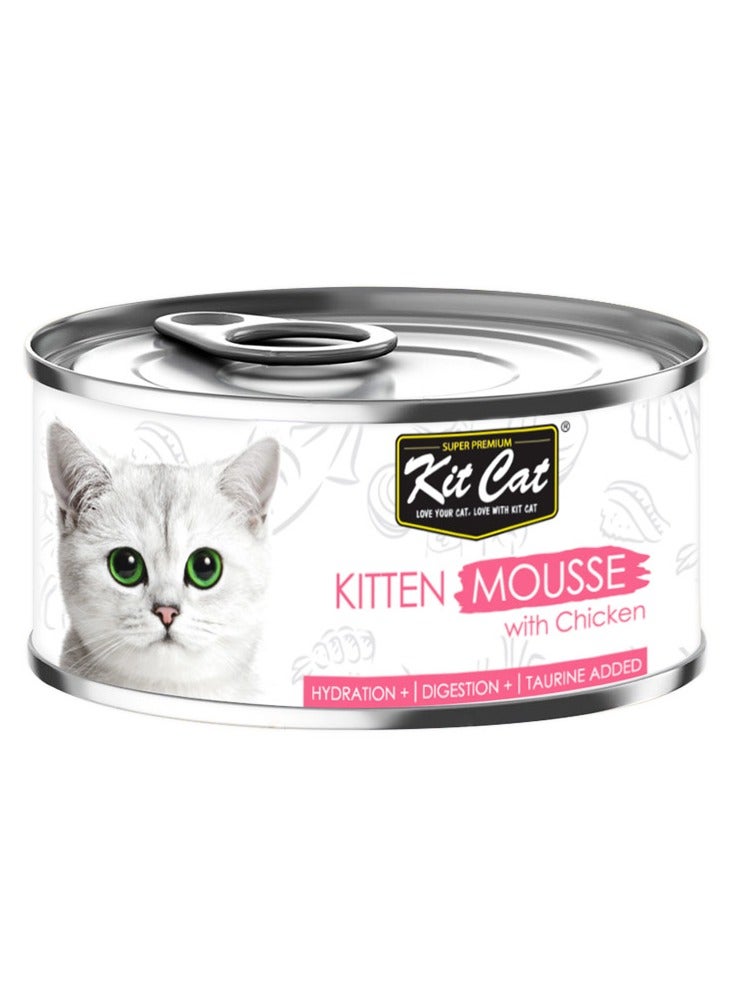 Kit Cat 15PC Kitten Mousse with Chicken 80g - Image 2