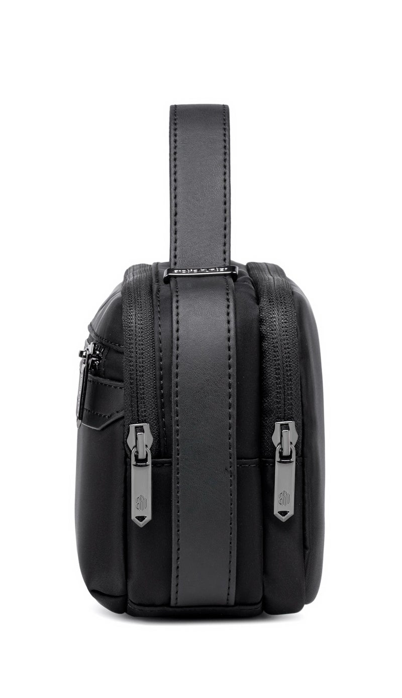 ARCTIC HUNTER Unisex Handbag Durable Premium Water Resistant Carry All Bag with Pockets for Men and Women in Daily Use, KB00843, Black - Image 3