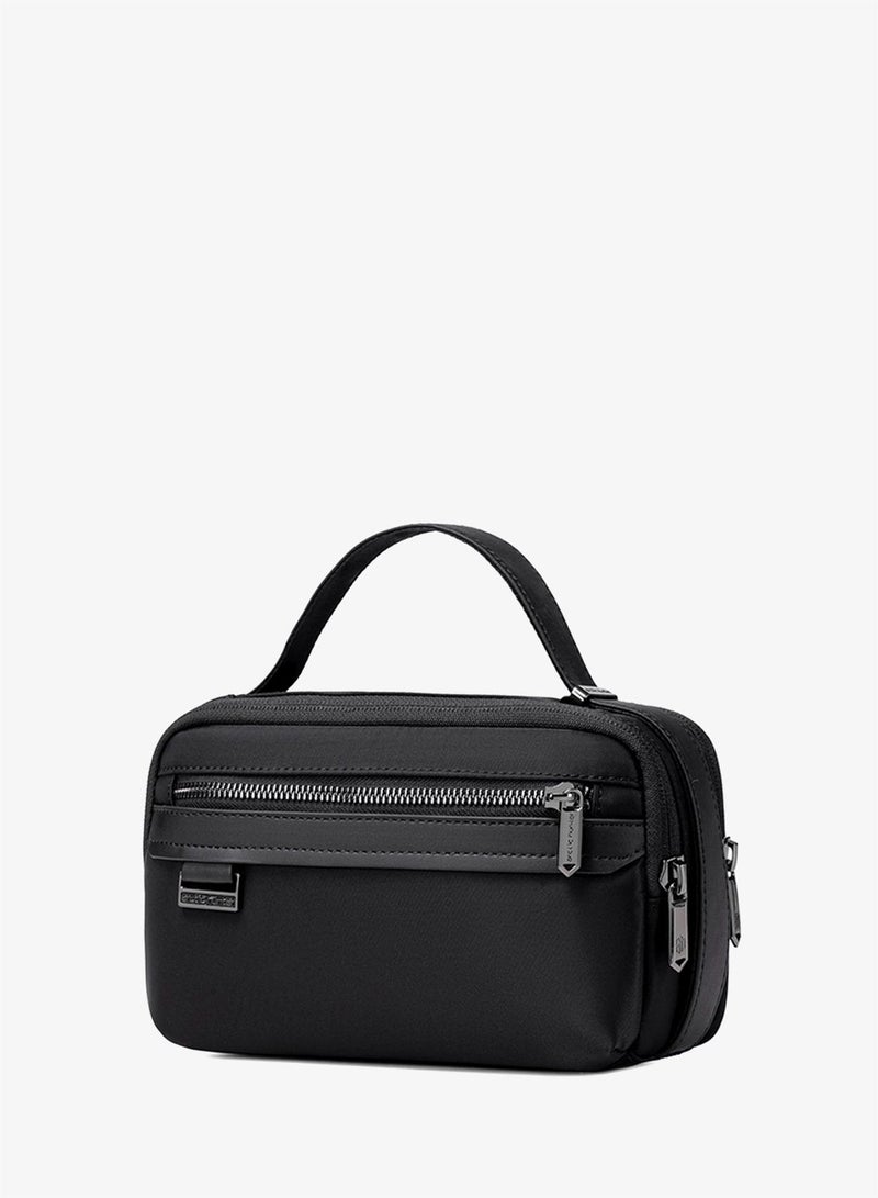ARCTIC HUNTER unisex handbag durable premium water resistant carry all bag with pockets for men and women in daily use, kb00843, black - Image 1